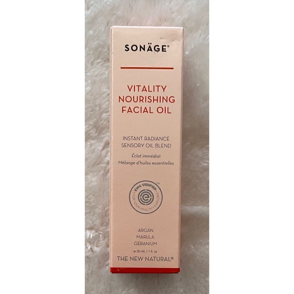 NIB Sonage Vitality Nourishing Facial Oil Instant Radiance Sensory Oil Blend - Picture 5 of 10